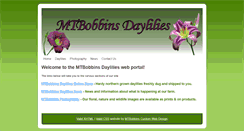 Desktop Screenshot of mtbobbins-daylilies.com
